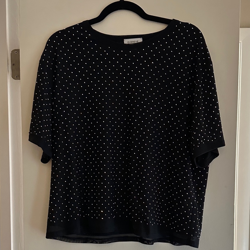 EVEREVE Mesh Stud Top